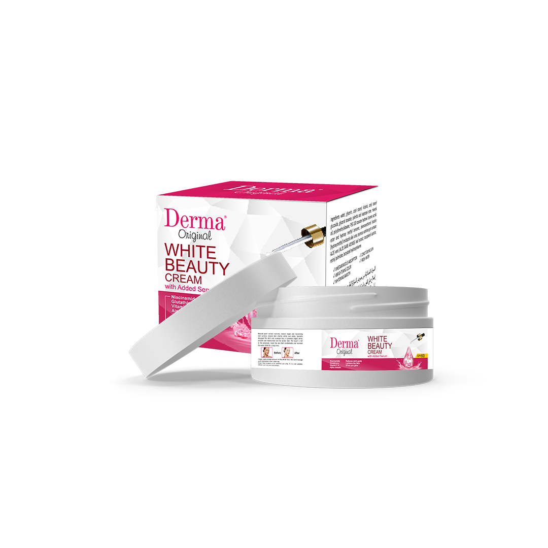 Derma Original White Beauty Cream – Brightening Serum with SPF 60 for Radiant Skin
