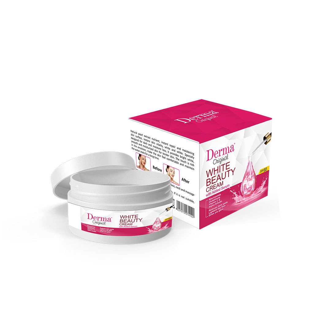 Derma Original White Beauty Cream – Brightening Serum with SPF 60 for Radiant Skin